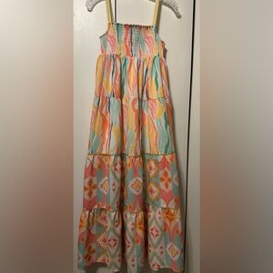 Silka Tiered Midi Dress size Small